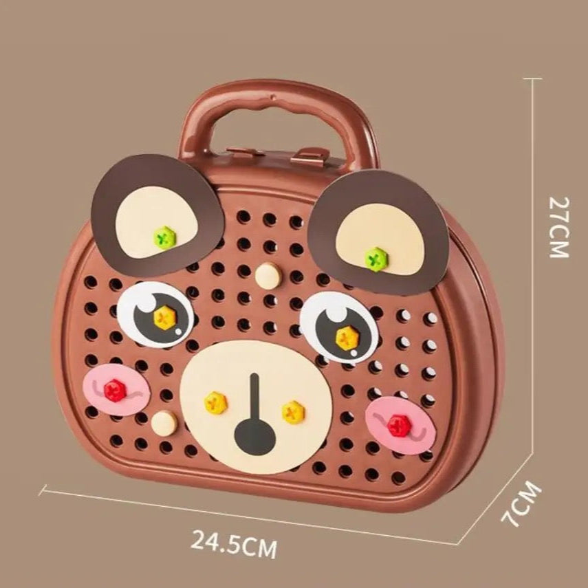 Juego de construcción de madera para niños