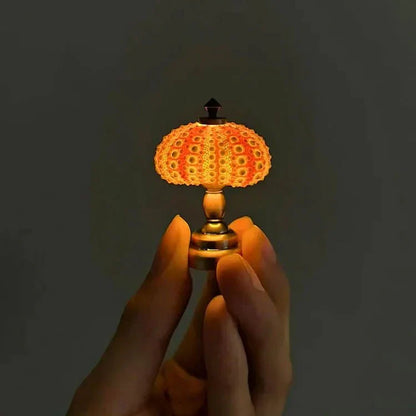Table Lamp Mini Sea Urchin Shell Light