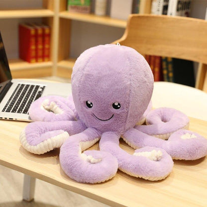 Pulpo de felpa suave juguete abrazable