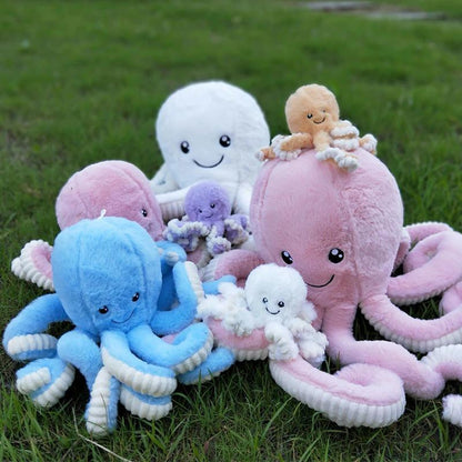 Pulpo de felpa suave juguete abrazable