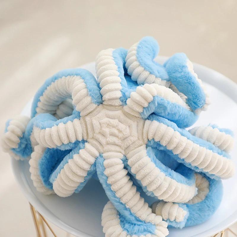 Pulpo de felpa suave juguete abrazable