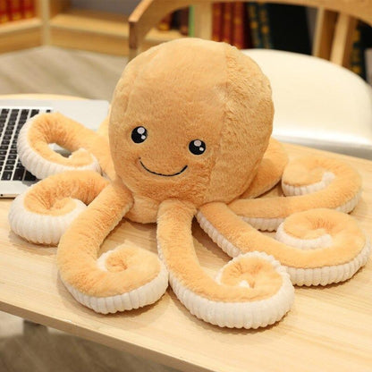 Pulpo de felpa suave juguete abrazable