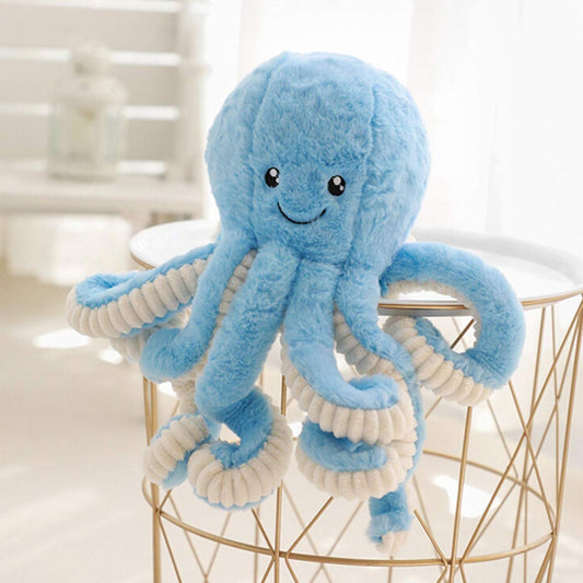 Pulpo de felpa suave juguete abrazable