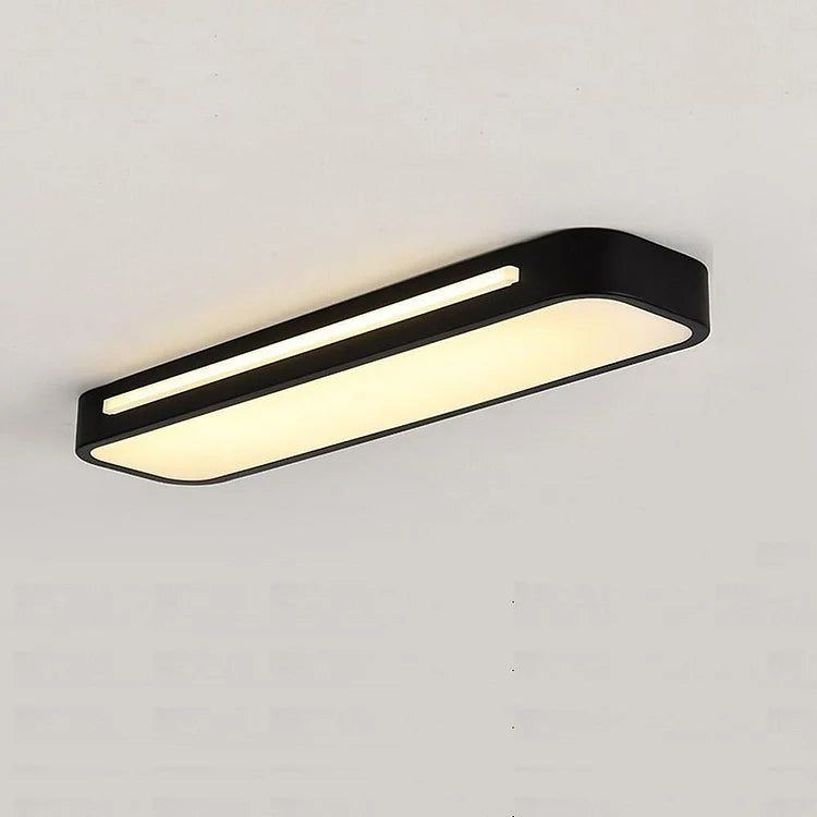Lámpara de techo LED larga minimalista nórdica