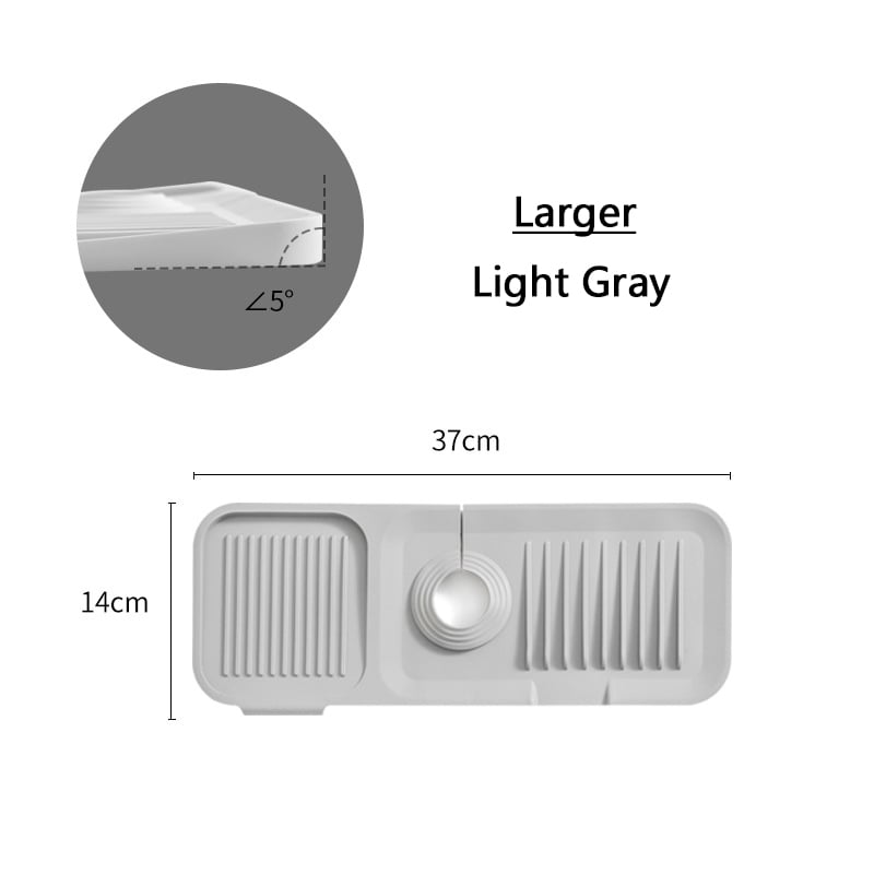 Protector contra salpicaduras AquaShield para fregadero | Protector de silicona para fregadero de cocina