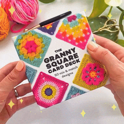 ColorCrafter - El Set de Tarjetas Granny Square - 50 piezas