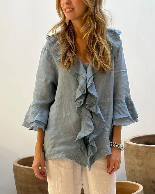 Talia | Casual Ruffle Blouse