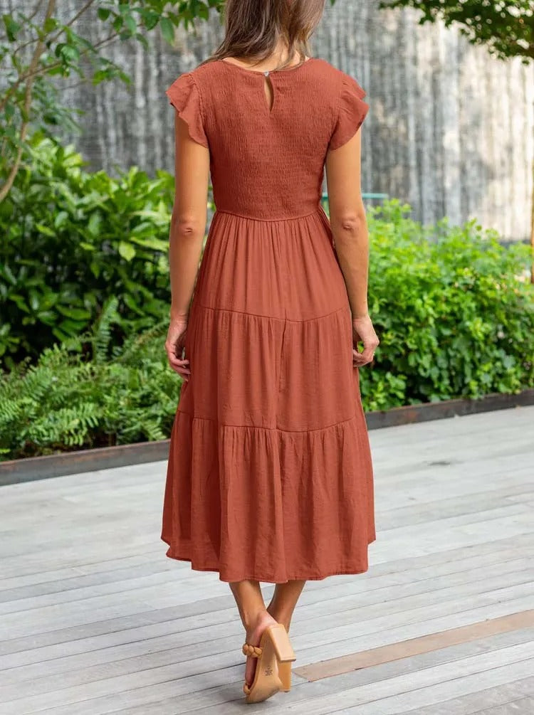 Elinor | Vestido elegante con cobertura para el abdomen