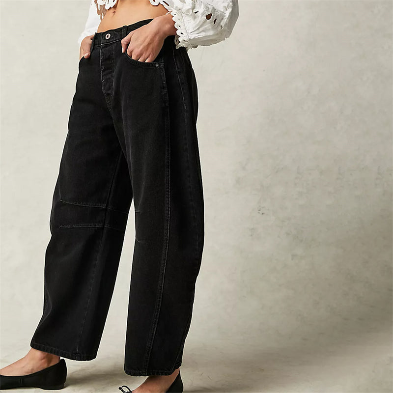 Mariann | Jeans a gamba larga eleganti per tutti i giorni 