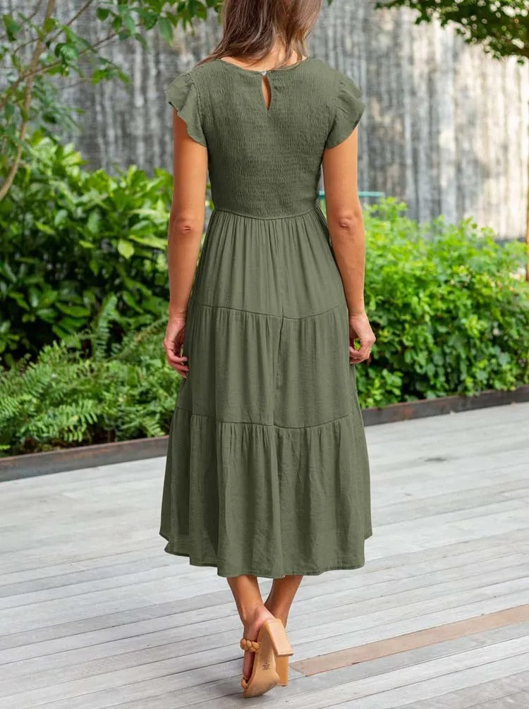 Elinor | Vestido elegante con cobertura para el abdomen