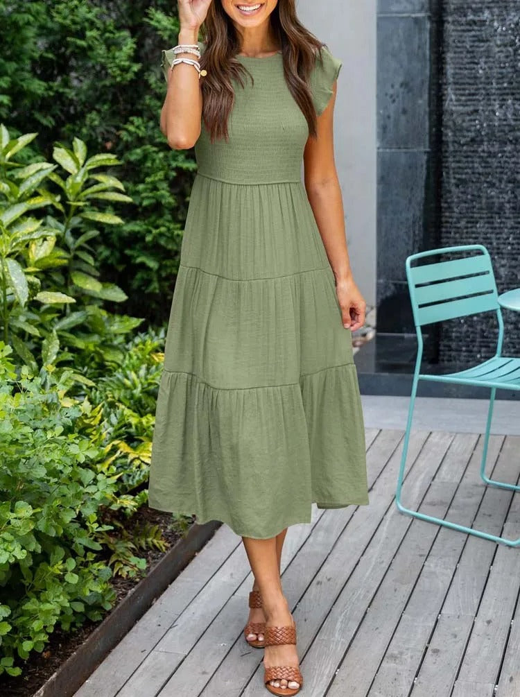 Elinor | Vestido elegante con cobertura para el abdomen