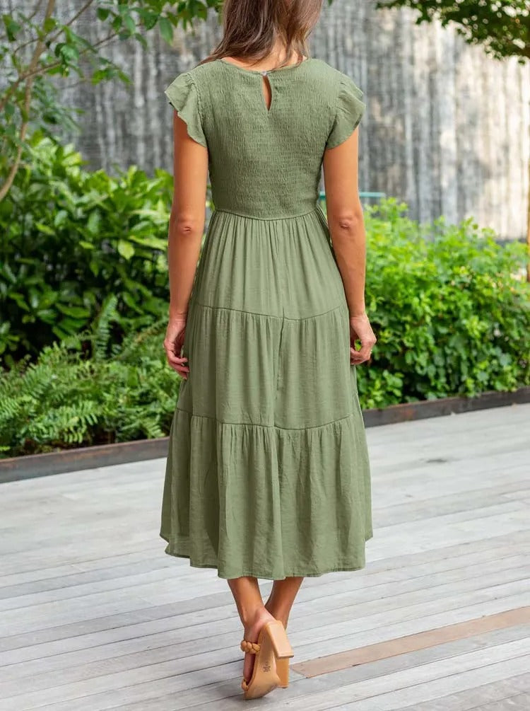 Elinor | Vestido elegante con cobertura para el abdomen