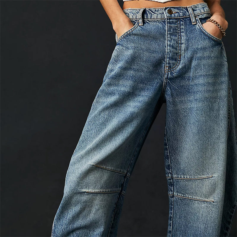Mariann | Jeans a gamba larga eleganti per tutti i giorni 