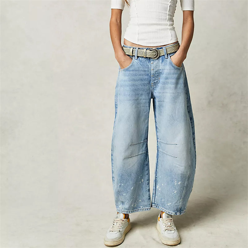 Mariann | Jeans a gamba larga eleganti per tutti i giorni 