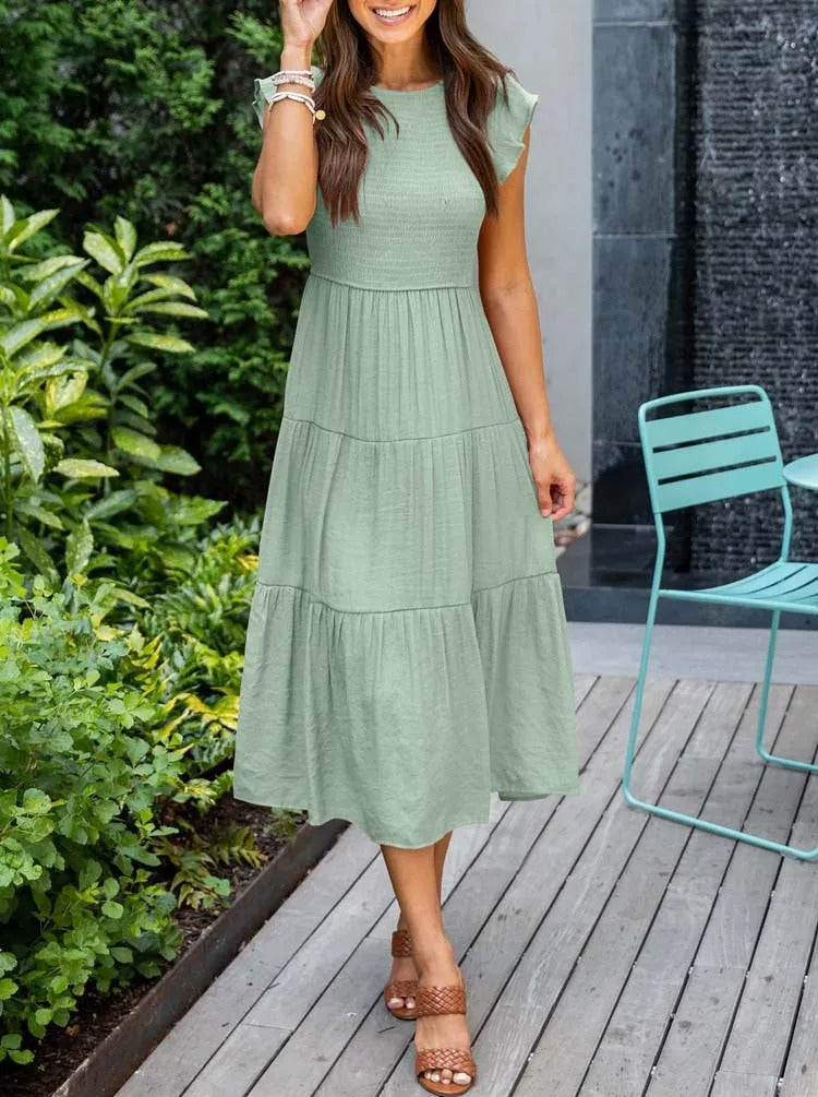 Elinor | Vestido elegante con cobertura para el abdomen