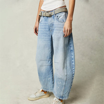 Mariann | Jeans a gamba larga eleganti per tutti i giorni 