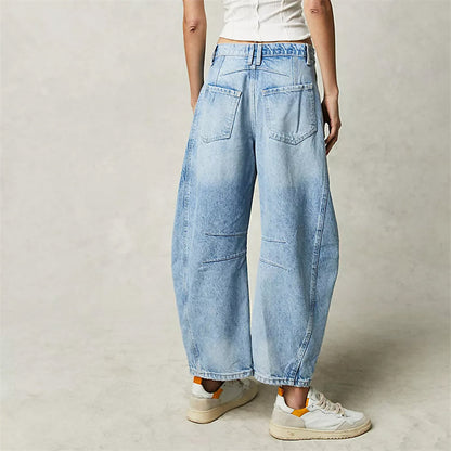Mariann | Jeans a gamba larga eleganti per tutti i giorni 
