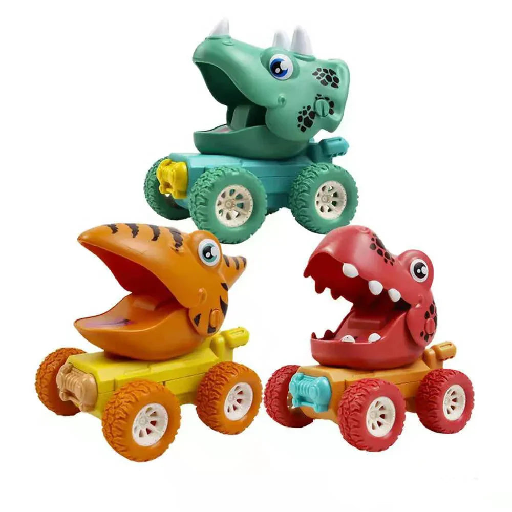 Juguetes de dinosaurios para niños Set de camiones monstruo