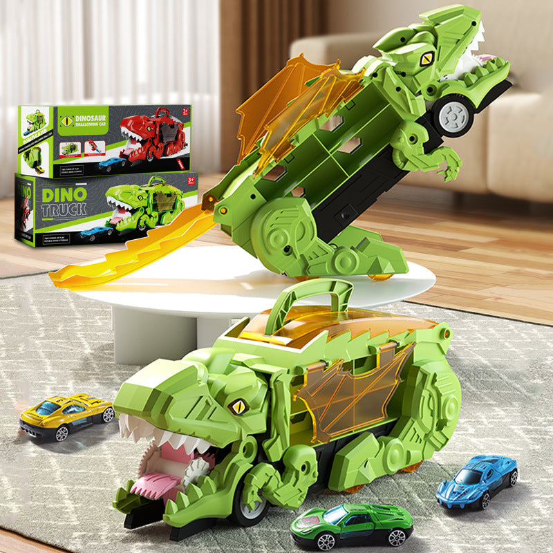 Juego de Camión Transformable Dinosaurio Coche de Juguete