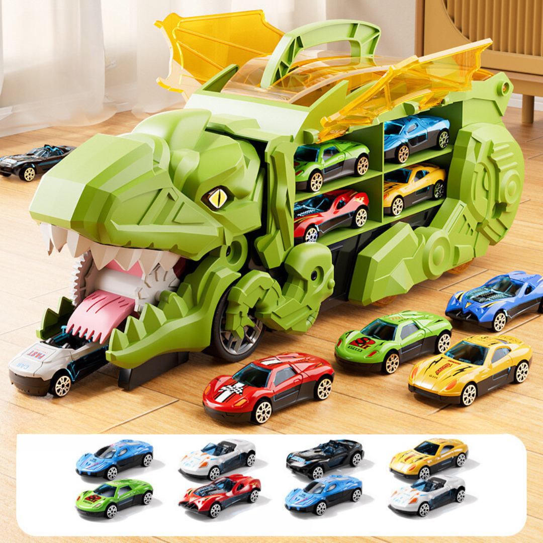 Juego de Camión Transformable Dinosaurio Coche de Juguete