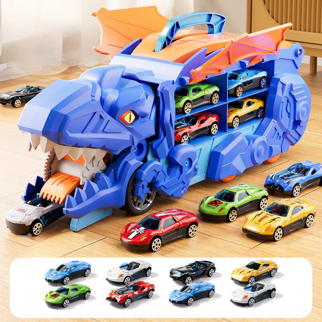 Juego de Camión Transformable Dinosaurio Coche de Juguete