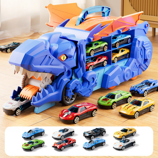 Juego de Camión Transformable Dinosaurio Coche de Juguete