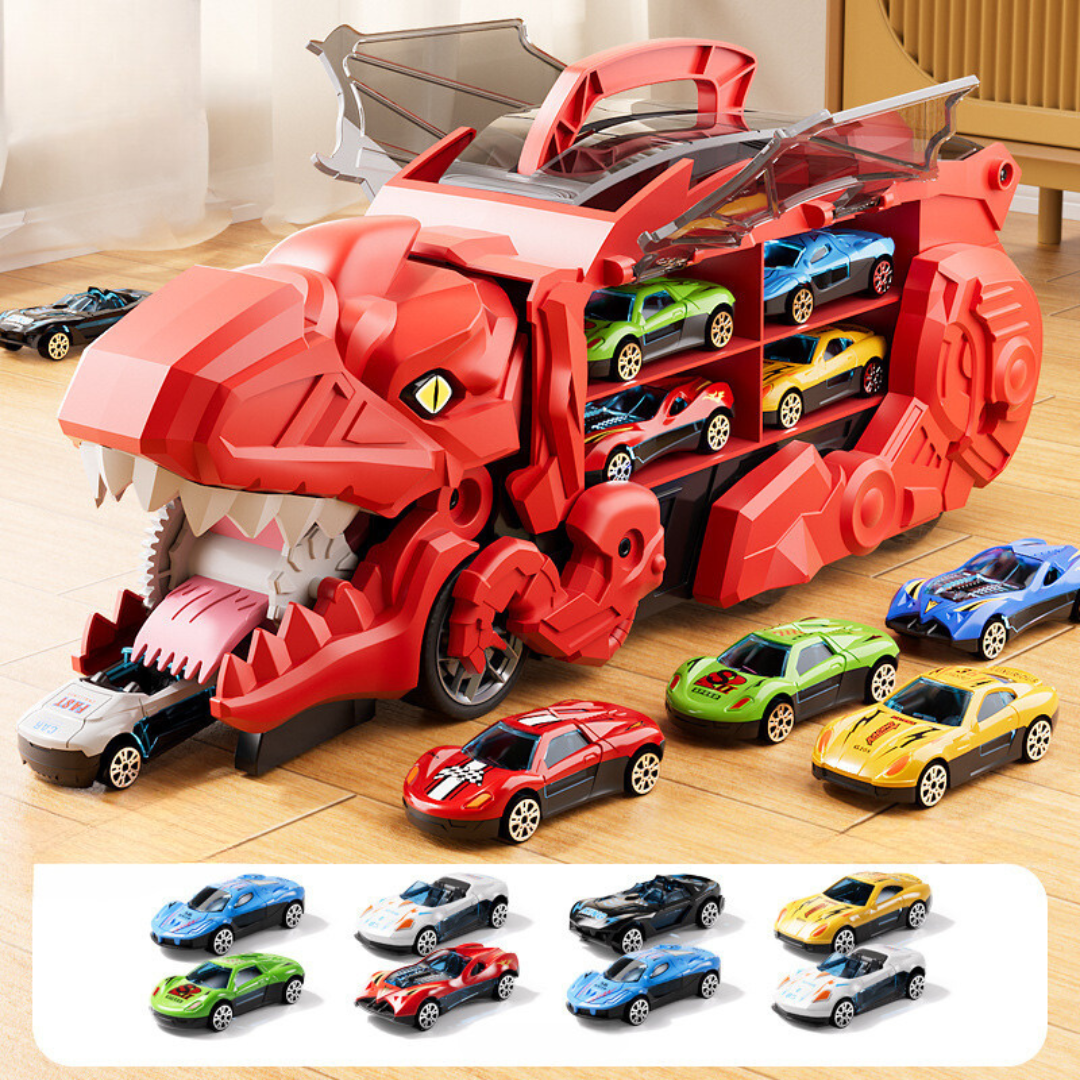 Juego de Camión Transformable Dinosaurio Coche de Juguete