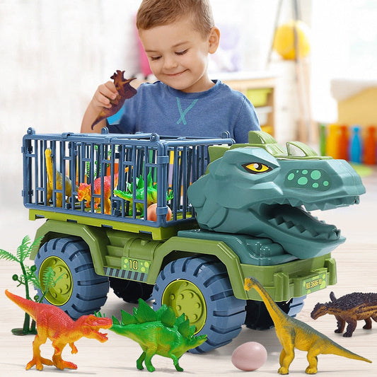 Juguetes de dinosaurios para niños, set de juego de camión