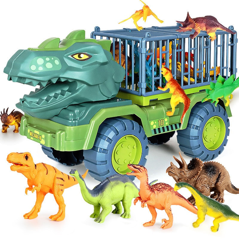 Juguetes de dinosaurios para niños, set de juego de camión