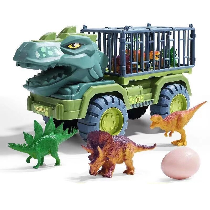 Juguetes de dinosaurios para niños, set de juego de camión