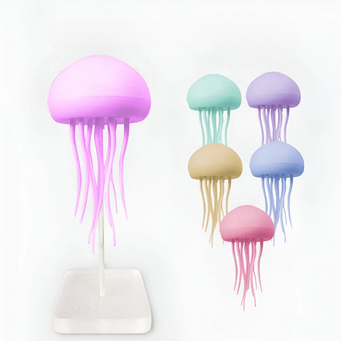 Lámpara LED de ambiente | Luz de medusa realista para dormitorio