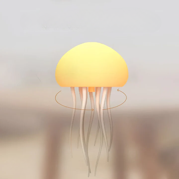 Lámpara LED de ambiente | Luz de medusa realista para dormitorio