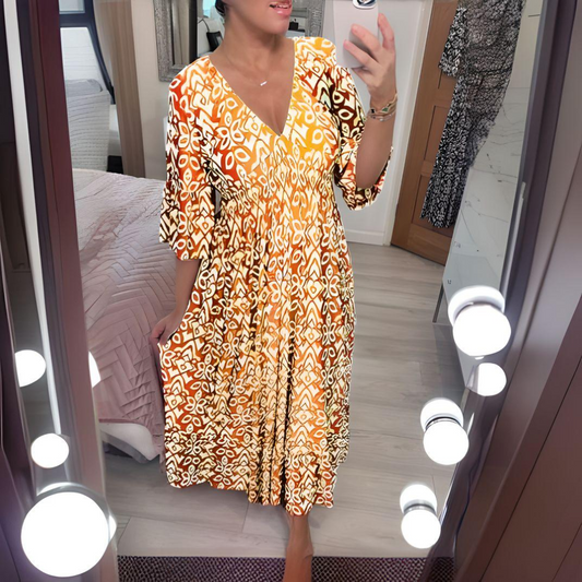 Ysabette | Abito stampato boho