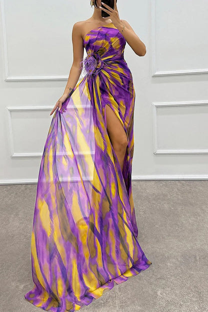 Elena | Vestido Maxi Vibrante