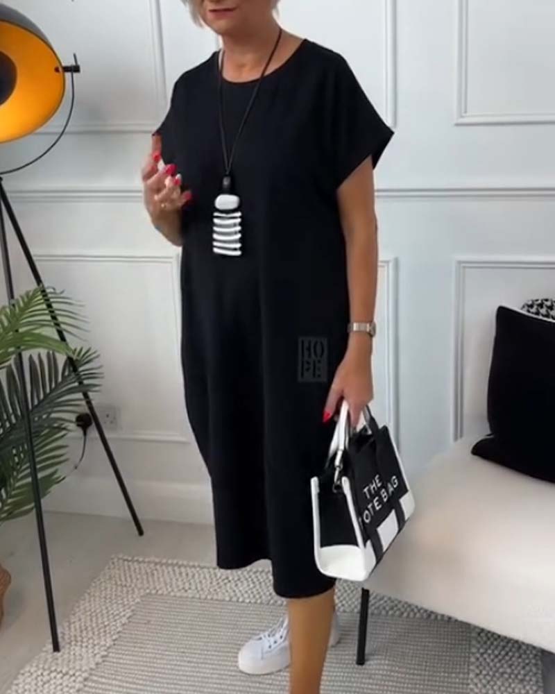 Cleo - Vestido elegante de manga corta