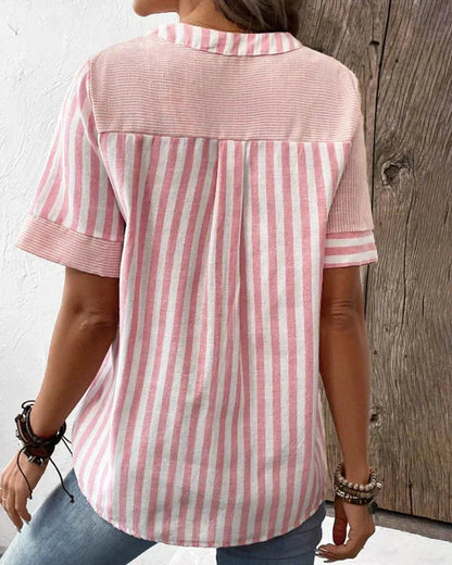 Kendall | Blusa casual a rayas