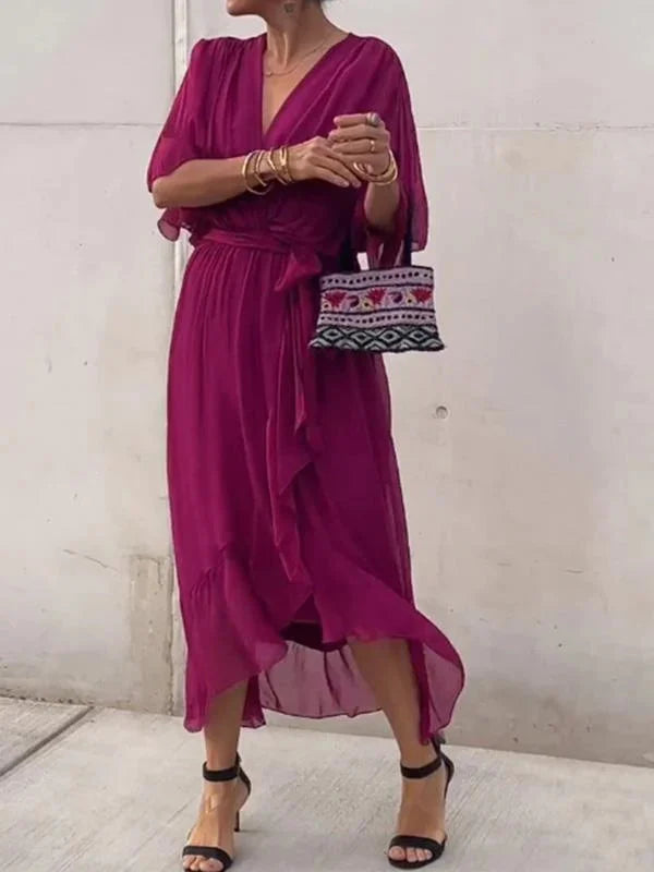 Ramila | Vestido Flowy con Escote en V