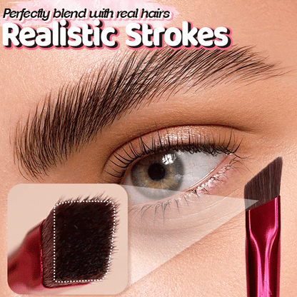 Sello y Cepillo para Cejas con Línea de Cabello 4D (1+1 GRATIS)