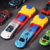 Set de Lanzador de Coches de Juguete Pista de Carreras Manual