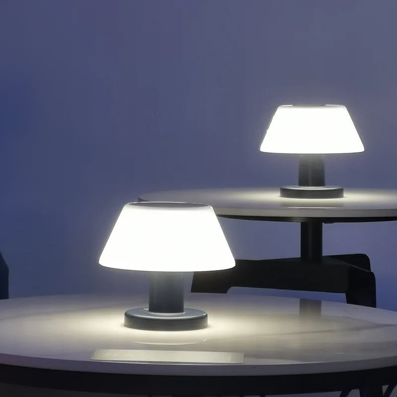 Table Lamp with Modern Solar LED Design