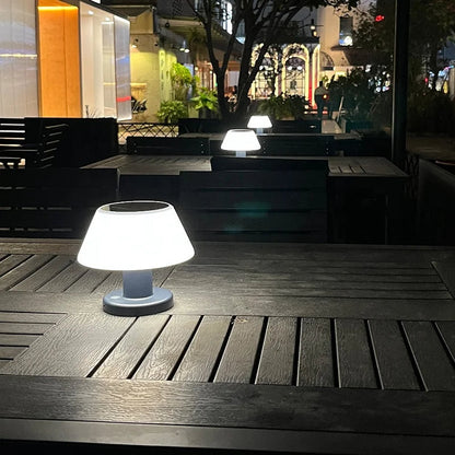Table Lamp with Modern Solar LED Design