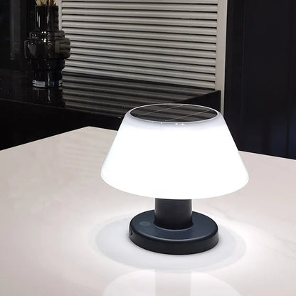 Table Lamp with Modern Solar LED Design