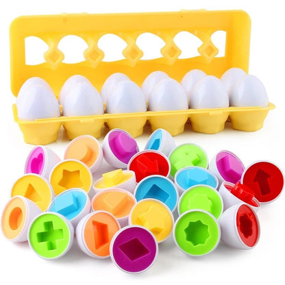 Juguetes Educativos Huevos para Emparejar Formas y Colores