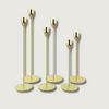 Candle Holders Gold Metal Modern Table Centrepiece