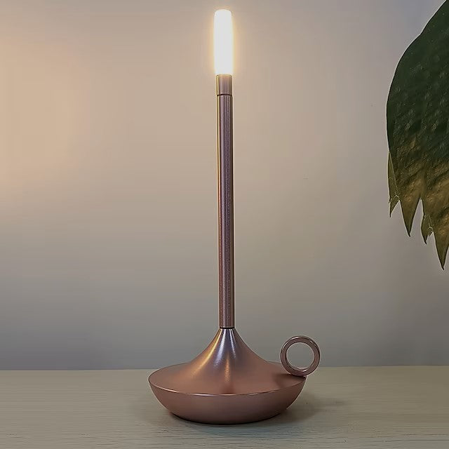 Lámpara de mesa con luz LED moderna regulable