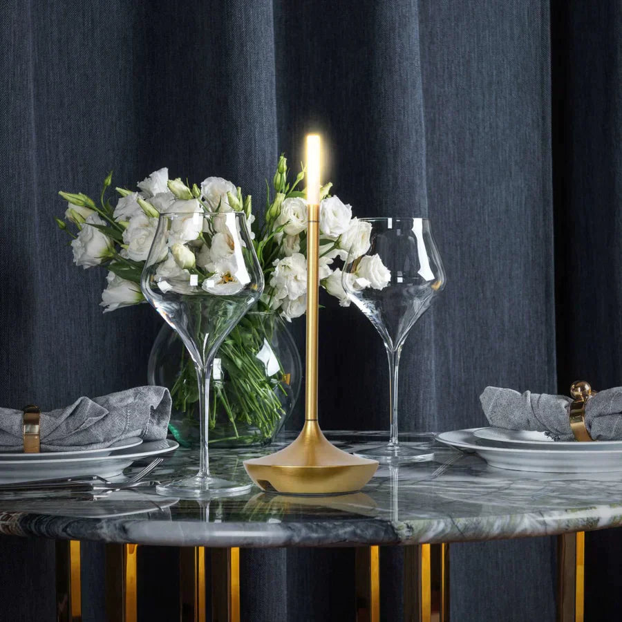 Lámpara de mesa con luz LED moderna regulable