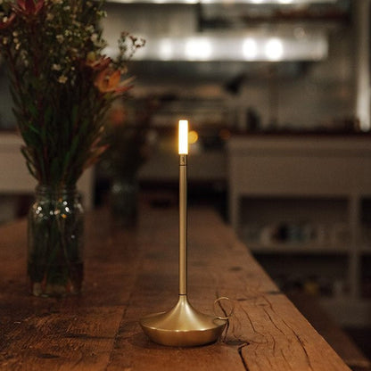 Lámpara de mesa con luz LED moderna regulable