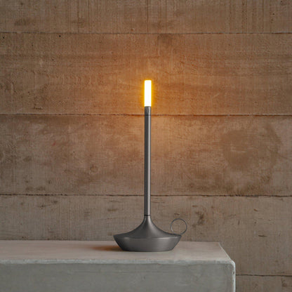 Lámpara de mesa con luz LED moderna regulable
