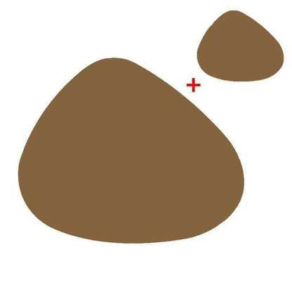 Juego de individual y posavasos de cuero de lujo