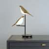 LED Table Lamp Modern Metal Bird Design